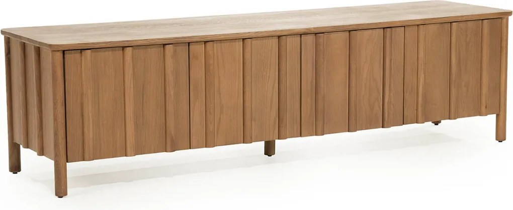 Modern Tv-meubel Eikenhout Bruin 183 Cm - 183x47x50cm.