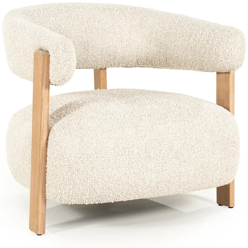 Armleuningstoel Boucle Beige