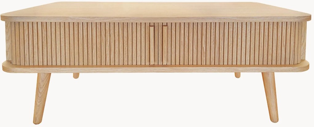 Houten salontafel Rove met opbergruimte