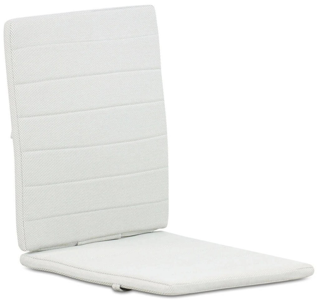 Tuinstoel stapelbaar Aluminium/textileen Wit Lifestyle Garden Furniture Fiora met kussen