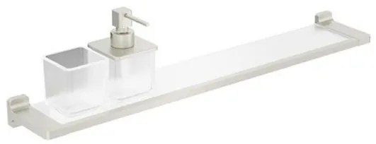 Crosswater Rotar Planchet - 60cm - zeepdispenser - beker - RVS RT001V
