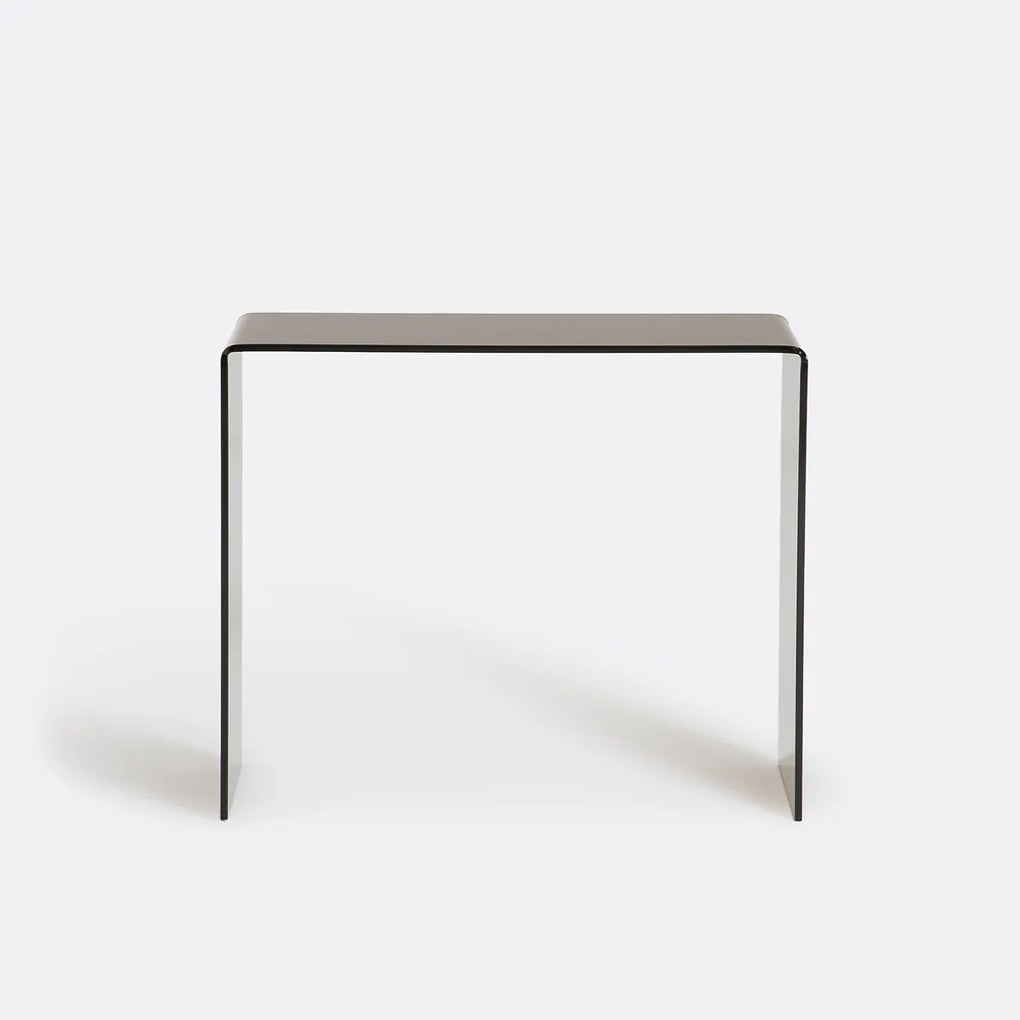 Wandtafel van gerookt gehard glas, Joan