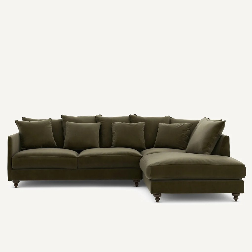 Fluwelen hoekslaapbank, Lazare