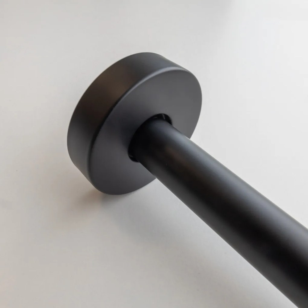 Saniclear Nero douchearm voor plafondmontage 20cm zwart mat