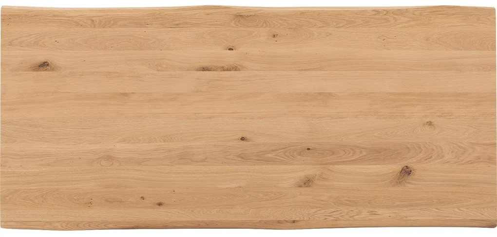 Goossens Eettafel Blade, Boomstamblad 200 x 100 cm 5 cm dik