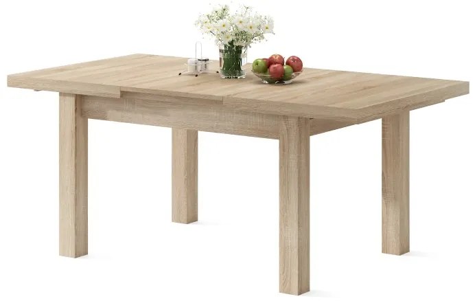 ROYAL sonoma eiken, eettafel, uitschuifbaar