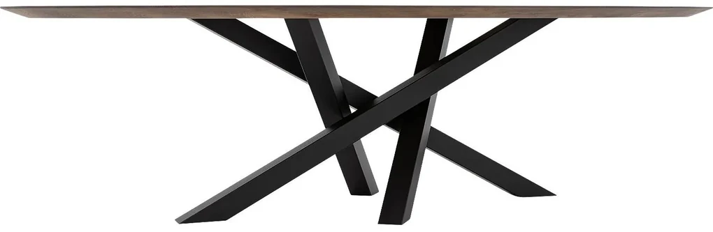 Goossens Excellent Eettafel Mente, Ovaal 280 x 130 cm