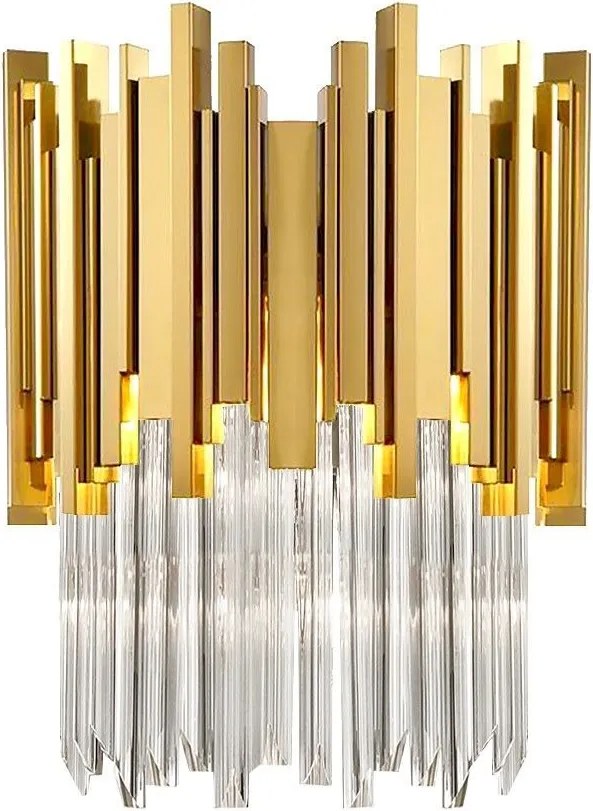 Kristallen lamp gouden wandlamp APP602-W