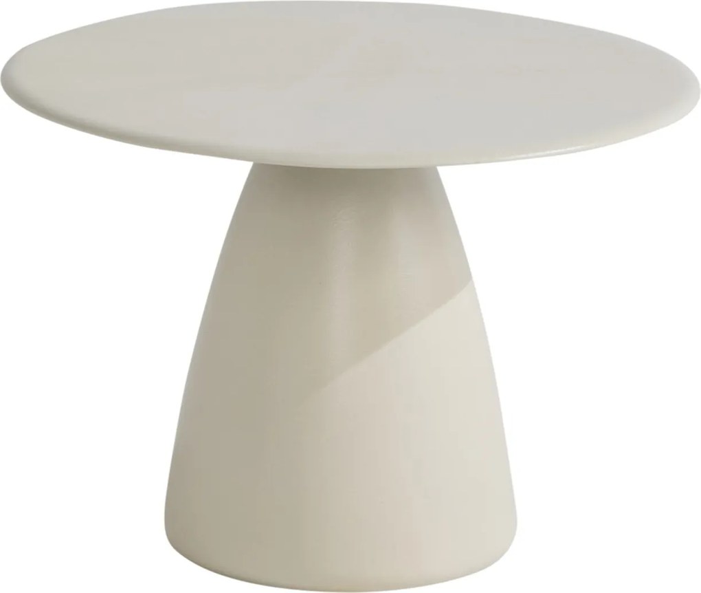 Sol lounge tuintafel keramiek shiny linen 60xH40 cm 4 Seasons Outdoor