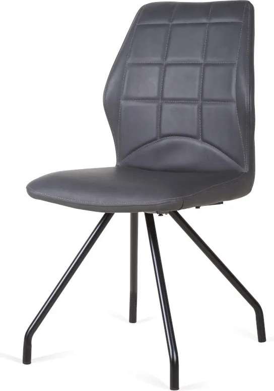 Eetkamerstoel - Apollo - leer Vintage zwart