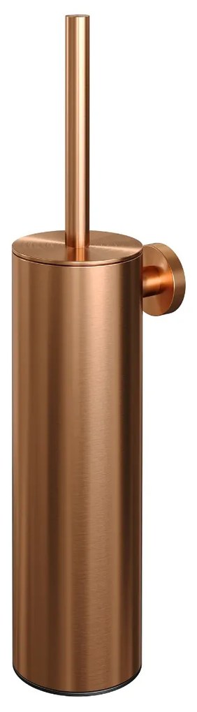 Brauer Copper Edition set met handdoekhaak, toiletrolhouder en toiletborstelset koper geborsteld PVD