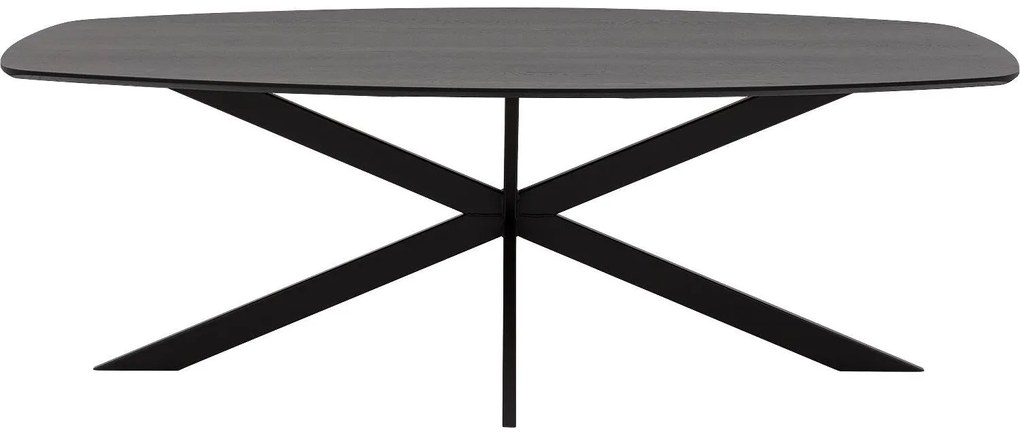 Goossens Excellent Eettafel Uniek, Semi ovaal 180 x 100 cm