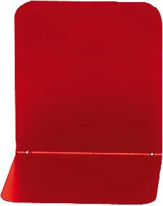 Boekensteun 130x140x140mm metaal 2 stuks in doos rood