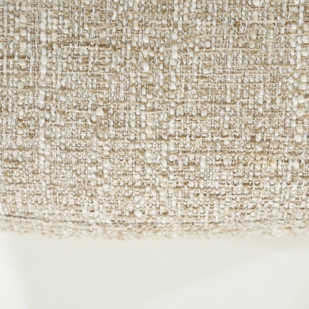 Eleonora Connor Natural Eetkamerstoel Met Eiken Poten Draaibaar Beige