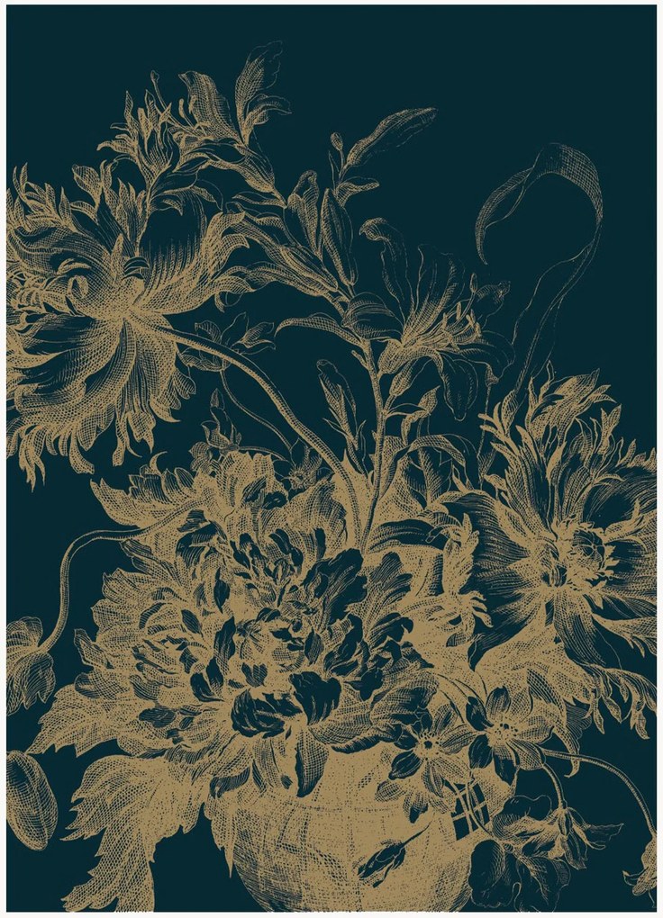 Behang Gold Metallic