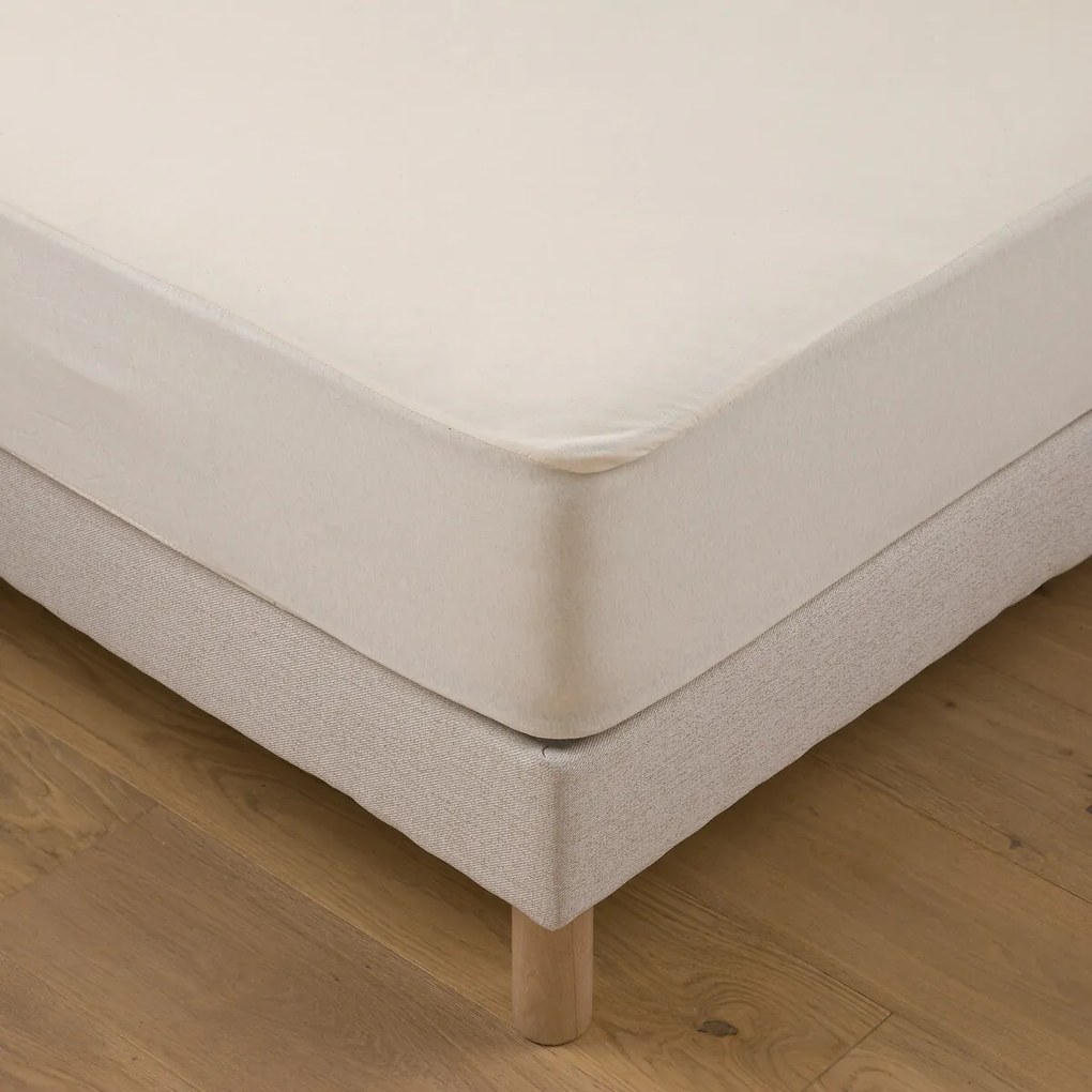 Matrasbeschermer van bio katoenjersey, waterdicht, maximale hoogte 22 cm