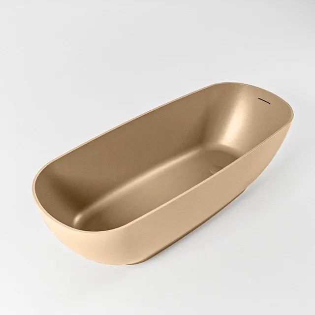 MONDIAZ ROCK Vrijstaand bad - 170x70cm - kleur Oro / Oro ROCK170-ORO