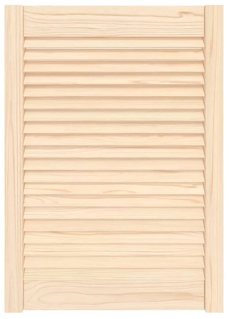 vidaXL Louvredeur 69x49,4 cm massief grenenhout