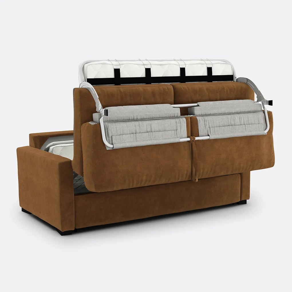 2-, 3- of 4-zits slaapbank, schuim, fluweel, TIMOR