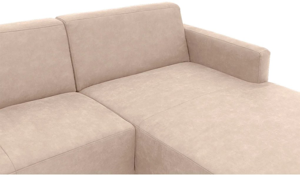 Goossens  Key West beige, micro leer, 2-zits, modern design