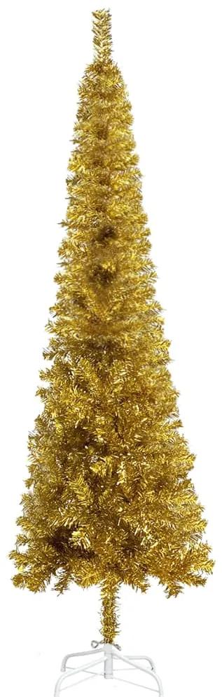vidaXL Kerstboom smal 240 cm goudkleurig