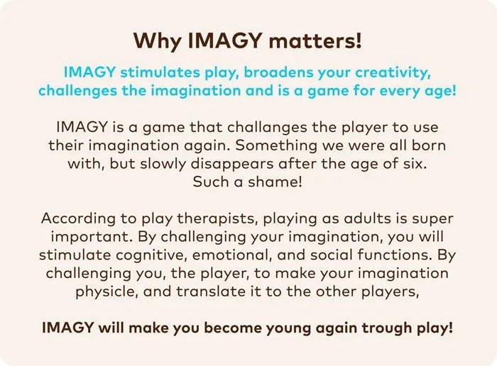 Bordspel - IMAGY - PRE-ORDER