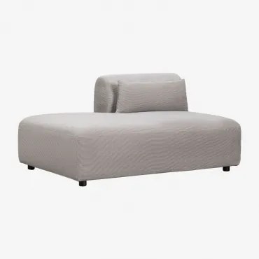 Linker Divanmodule Voor Modulaire Bank Fogler Corduroy Grijs – Taupe – Koel - Sklum