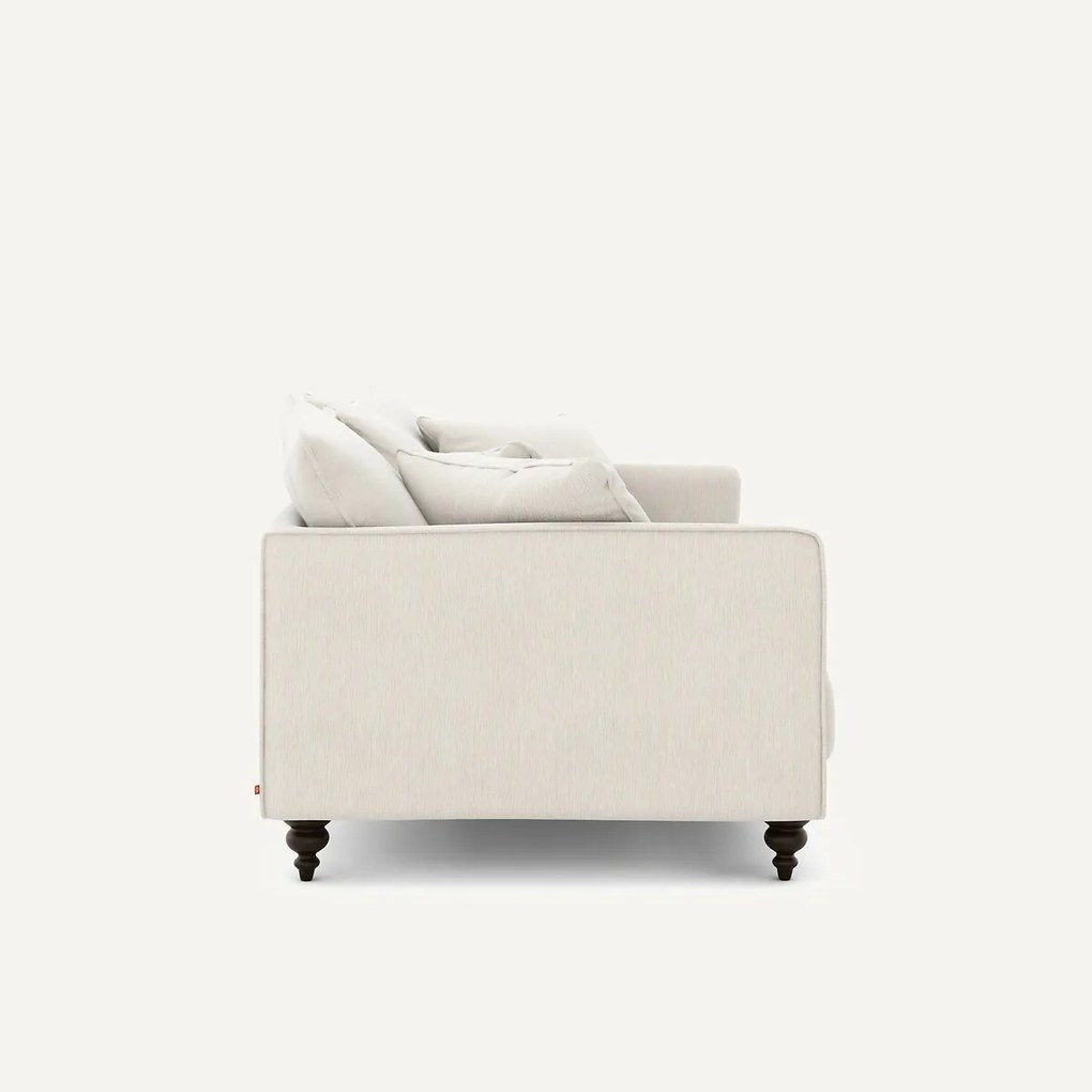 Compacte fluwelen chenille bank, Lazare