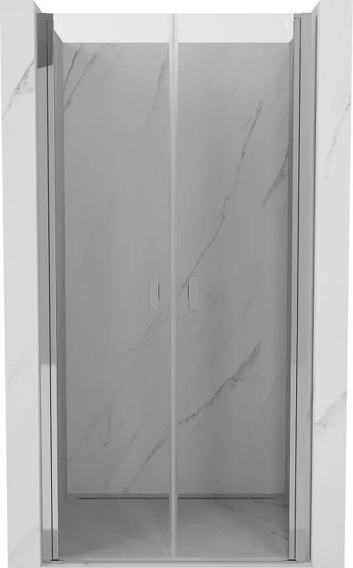 Mexen Mist douchedeur draaibaar 70 cm, transparant, chroom - 8A7-070-000-01-00