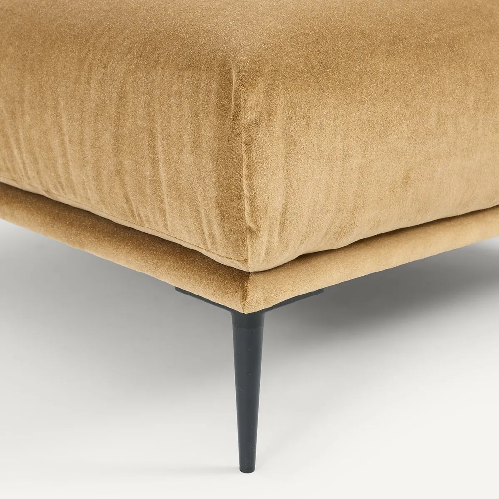 Voetensteun XL, in linnen fluweel, OSCAR