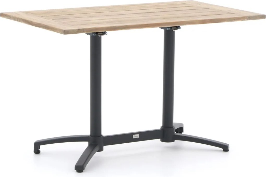 Inklapbare tafel Bellagio  | Rechthoekig  | Tuintafel Teakhout | 120x70cm | 4 personen | Kees Smit Tuinmeubelen
