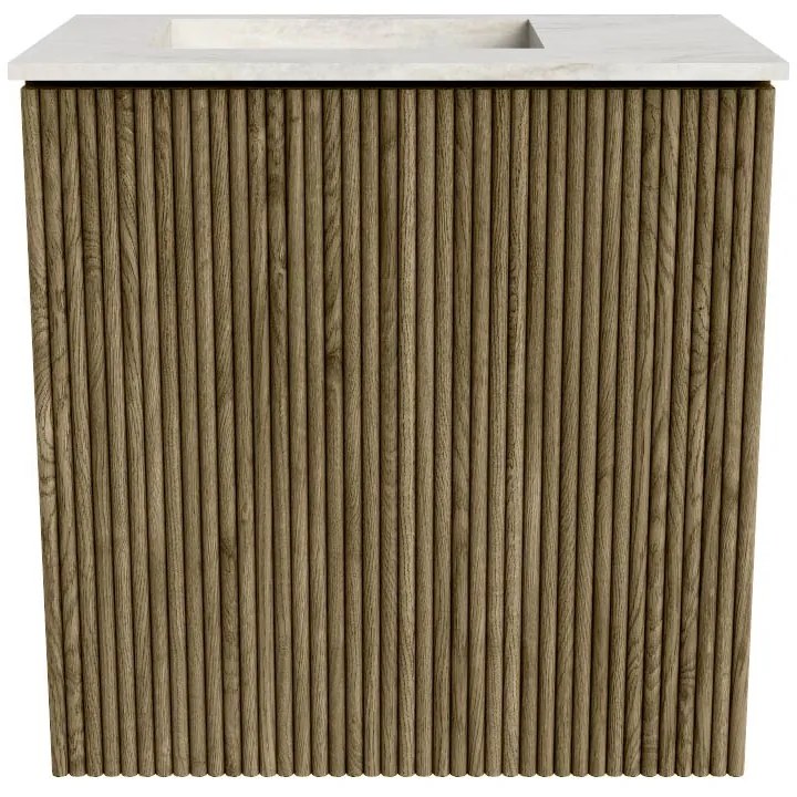Mondiaz Joya DLux 40cm toiletmeubel dusk met wastafel faye links 1 kraangat ostra