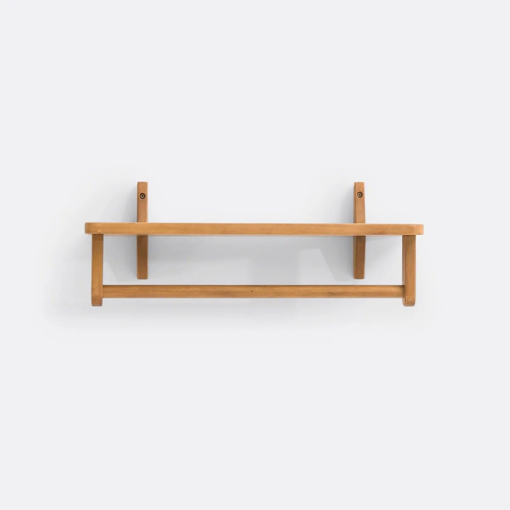 Etagère, in geölied acacia, teak afwerking, Tamodo
