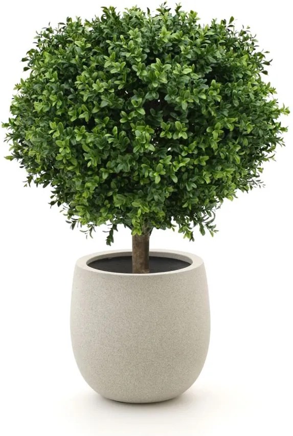 Kunstplant Designplants Luca Lifestyle | Groen Kunststof  | Inclusief bloempot | ø92x42cm | Geschikt voor buiten en binnen | Kees Smit Tuinmeubelen