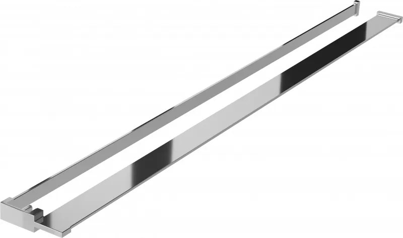 Mexen plank voor douchewand met handdoekreling, chroom - 800-02-01