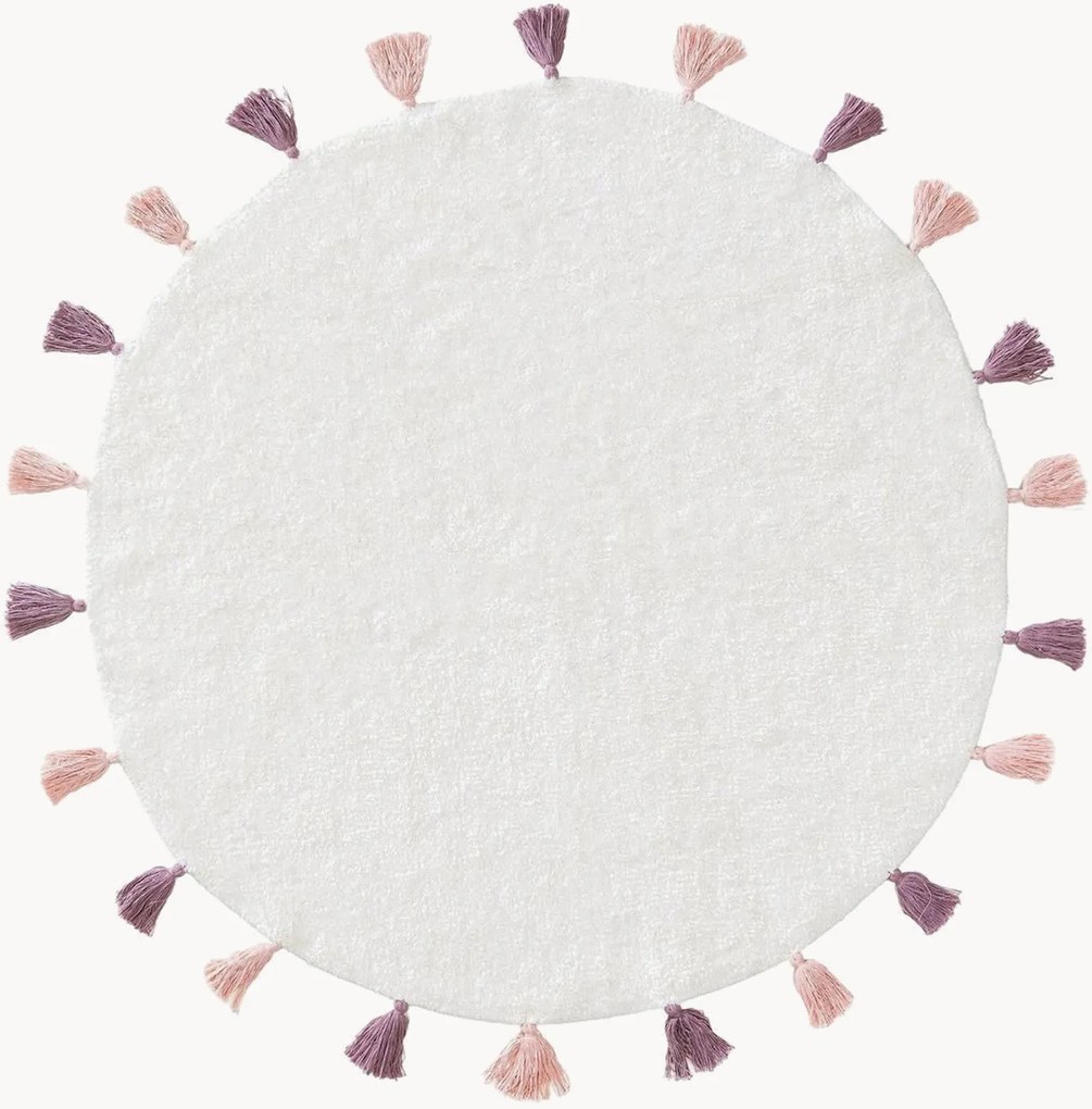 Rond handgetuft vloerkleed Malu