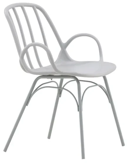 Jörn Eetkamerstoel - Natalia - Lichtgrijs - Kunststof - Jörn