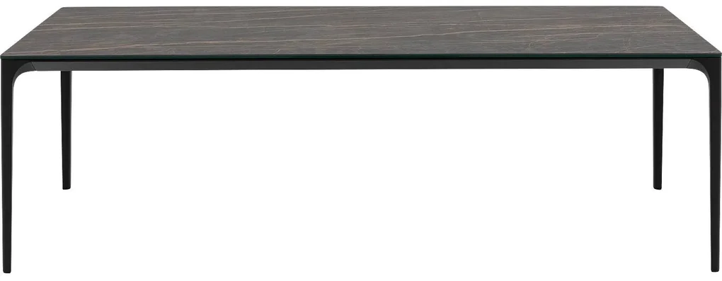 Goossens Excellent Eettafel Cipressen, Rechthoekig 180 x 90 cm met afgeronde hoeken