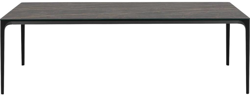 Goossens Excellent Eettafel Cipressen, Rechthoekig 240 x 100 cm met afgeronde hoeken