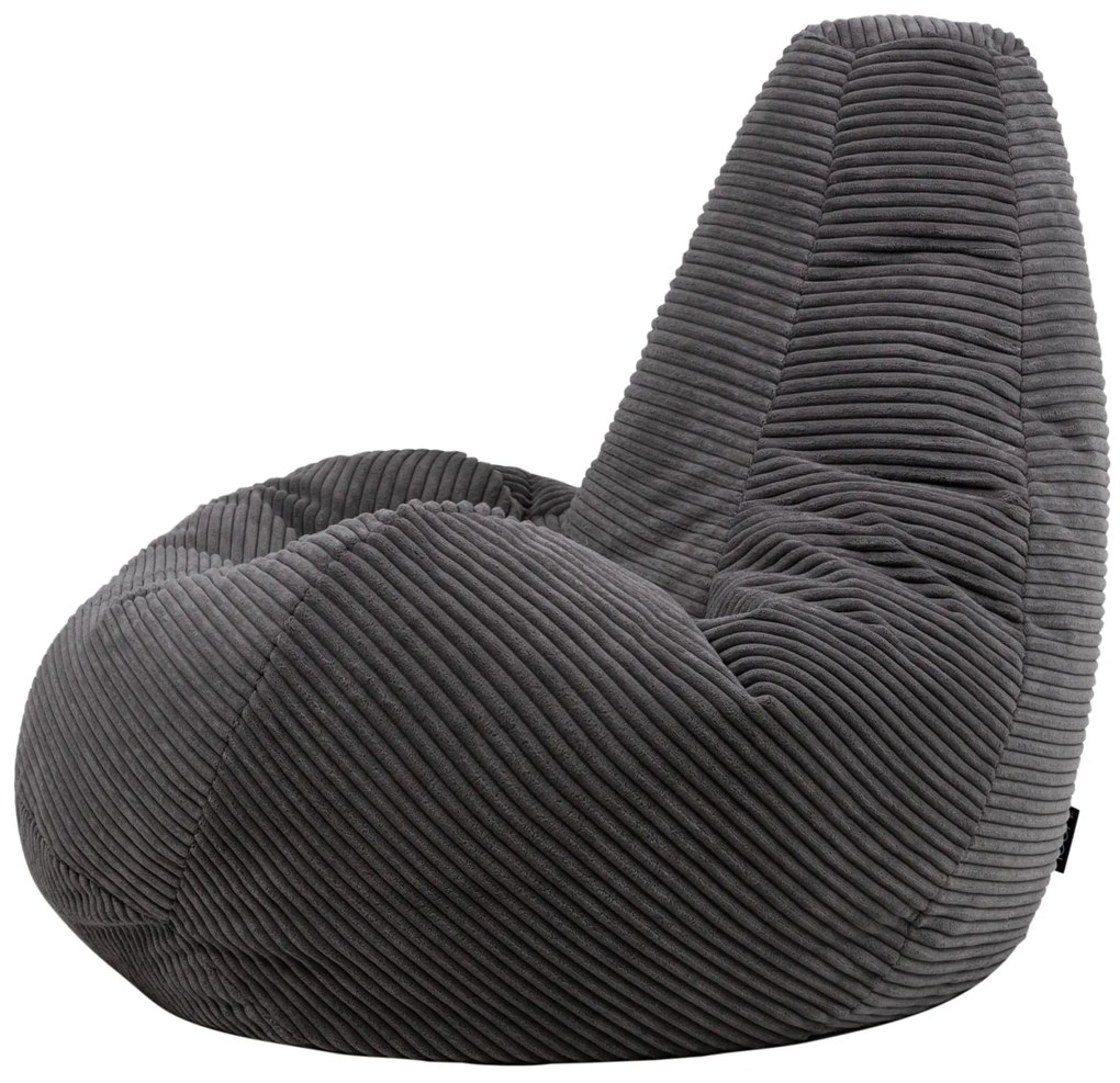 Cloudy Cord Zitzak Stoel - Antraciet