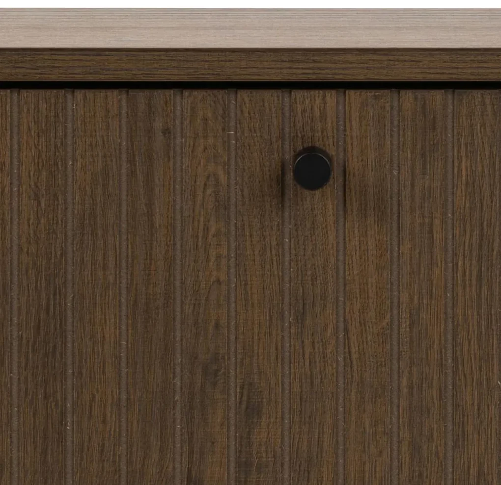 Schoenenkast Hangend Donker Hout - 71.6x17x43cm.