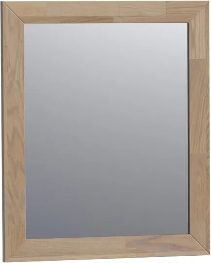 Saniclass Natural Wood spiegel 60x70x1.8cm rechthoek vingerlas zonder verlichting Grey oak 30060