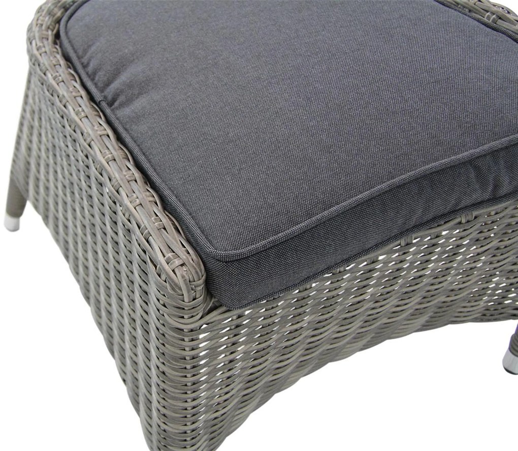 Bistroset 1 persoon  Wicker Grijs Garden Collections Lincoln