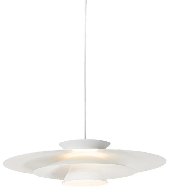 Design hanglamp wit incl. LED 3-staps dimbaar - Pauline Design, Retro rond Binnenverlichting Lamp