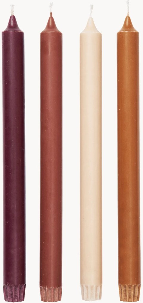 Stompkaarsen Pure, 4-delig