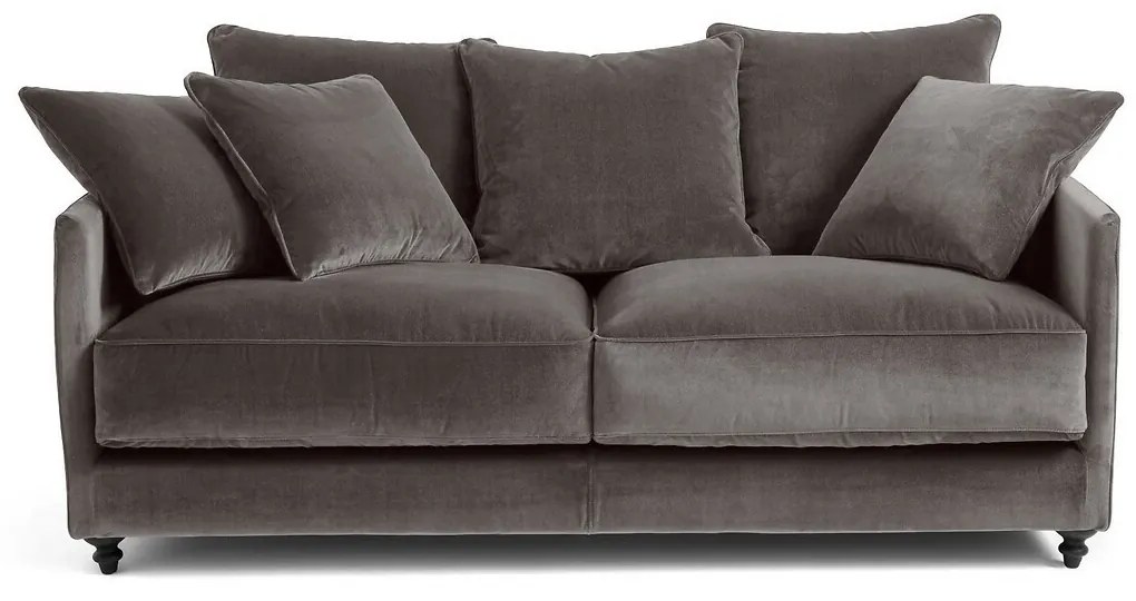 Omvormbare compacte bank. stonewashed fluweel, Lazare