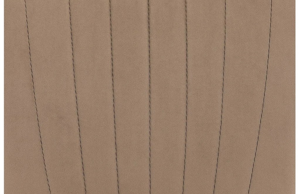 Goossens Eetkamerstoel Rob bruin velvet stof leuning, urban industrieel