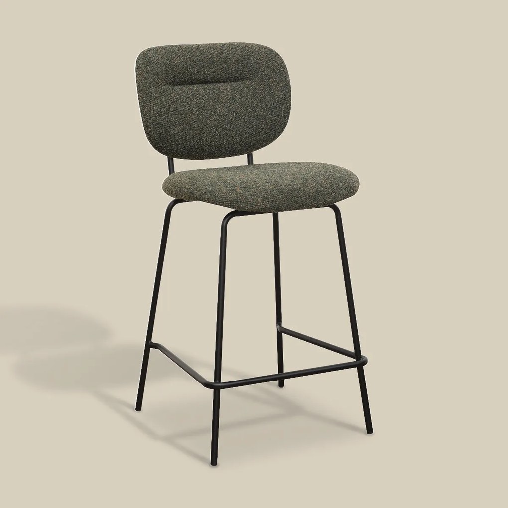 Moderne Barkruk Groen Boucle