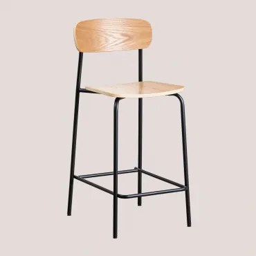Hoge Houten Kruk (65 Cm) Wilpier Zwart - Sklum