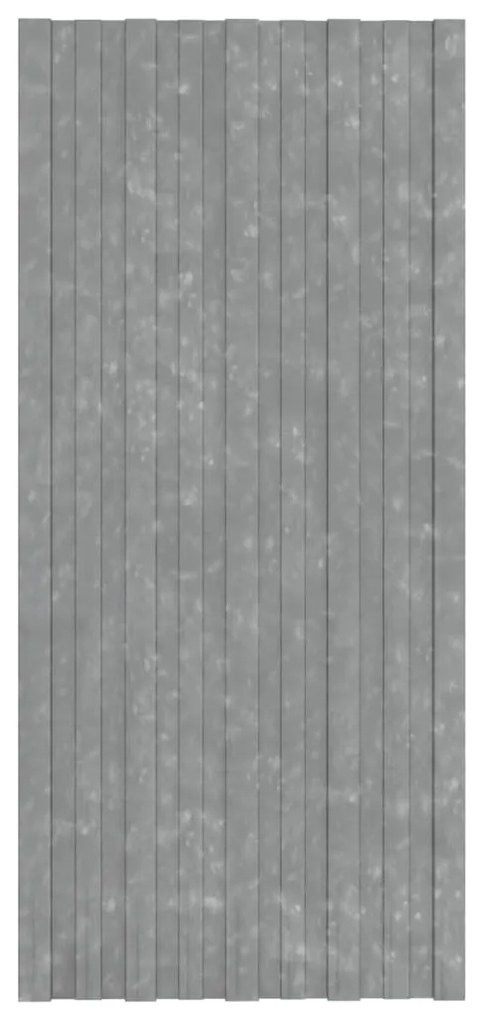 vidaXL Dakpanelen 12 st 100x45 cm gegalvaniseerd staal zilverkleurig